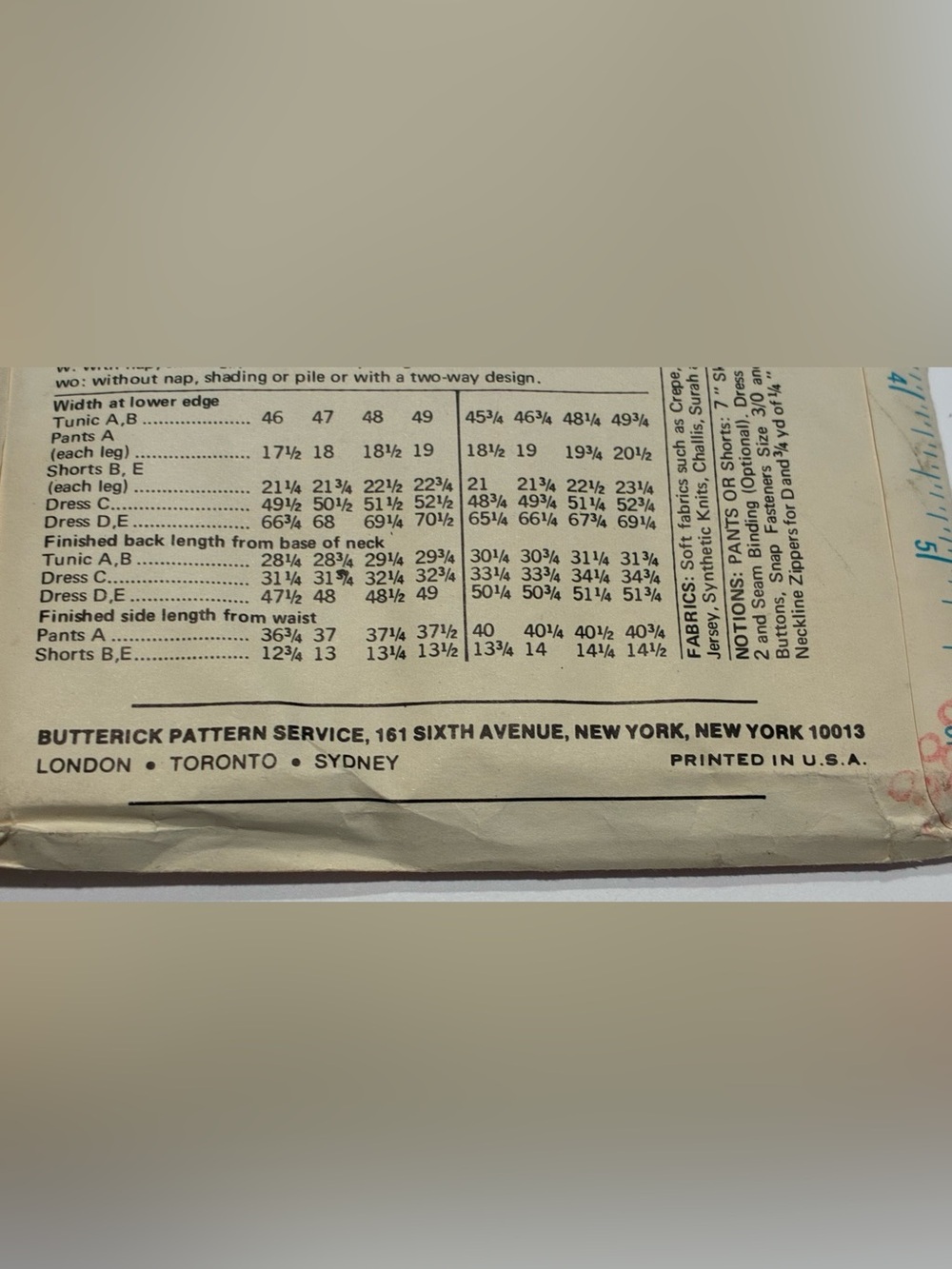 Vintage Butterick 6402 UNCUT Factory Fold 1970s Sewing Pattern - Picture 2 of 10